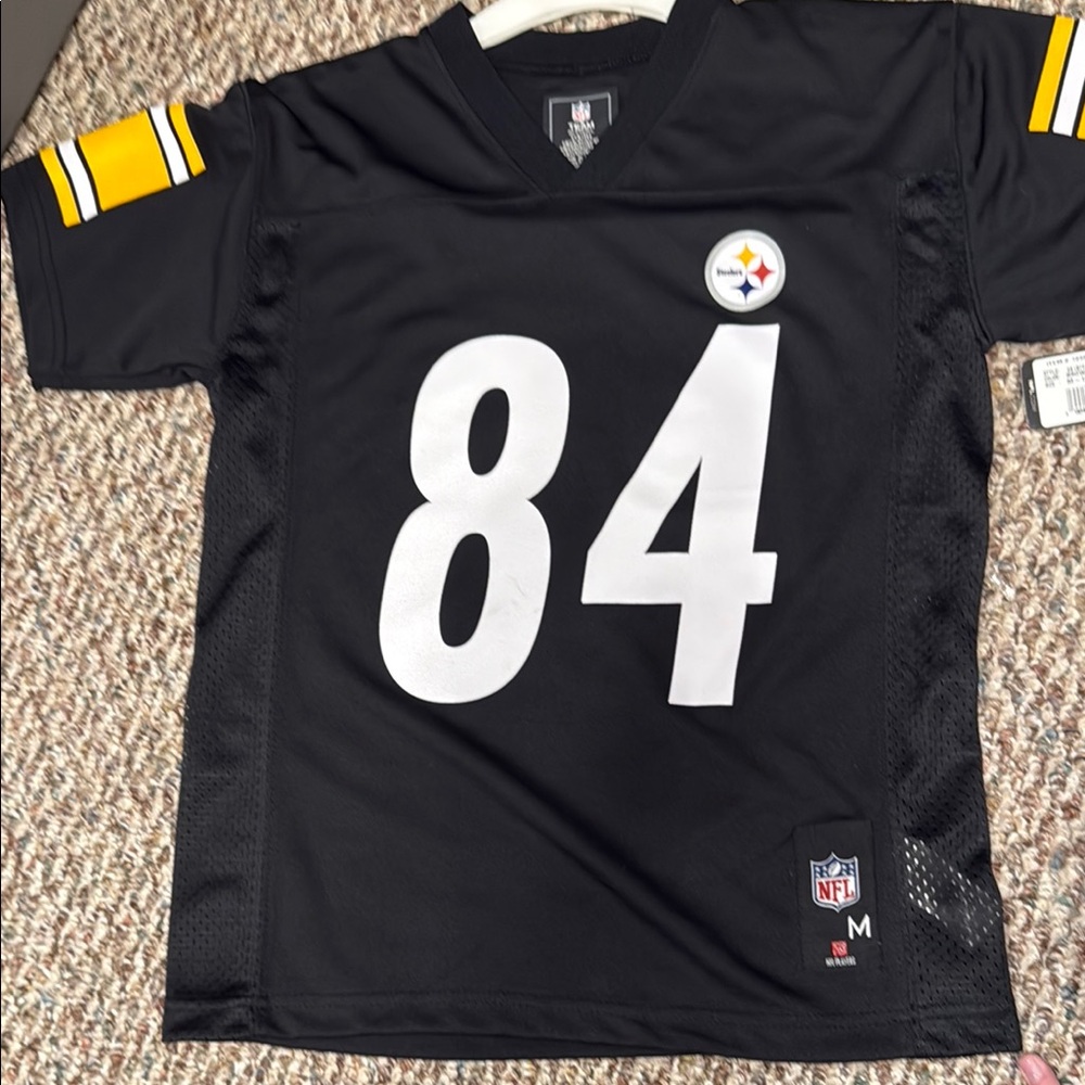 NFL Steelers Black and Yellow Jersey Official Team Apparel